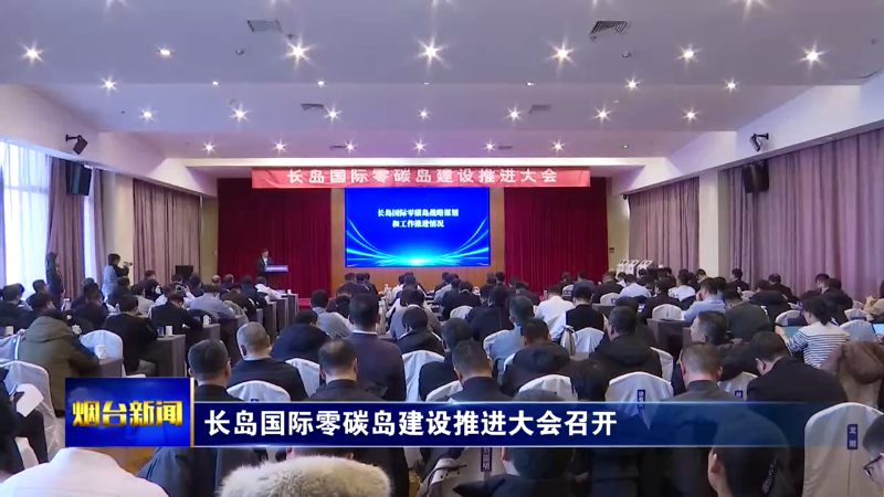 长岛国际零碳岛建设推进大会召开