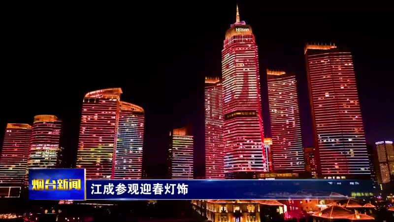 【烟台新闻】江成参观迎春灯饰