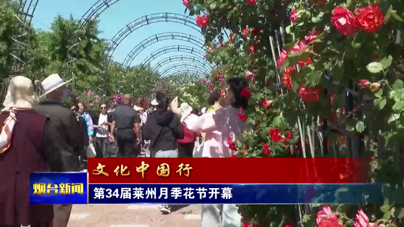 【烟台新闻】第34届莱州月季花节开幕