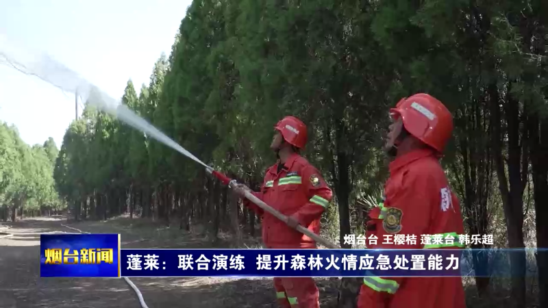 【烟台新闻】蓬莱：联合演练  提升森林火情应急处置能力