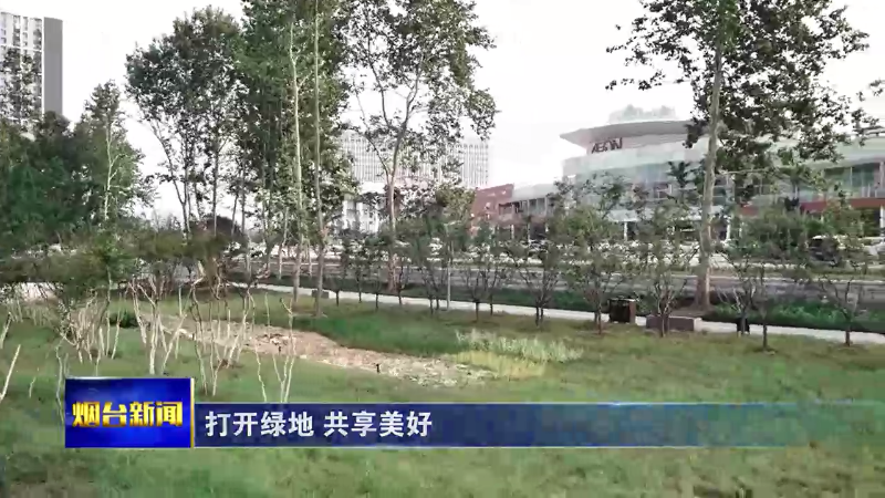 莱山区观海路：打开绿地 共享美好