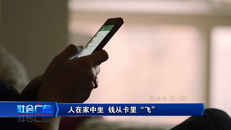 【社会广角】人在家中坐 钱从卡里“飞”