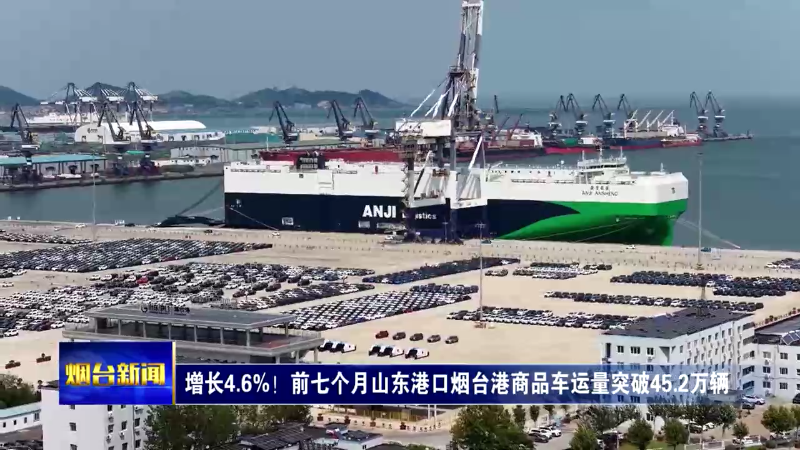 前七个月山东港口烟台港商品车运量突破45.2万辆