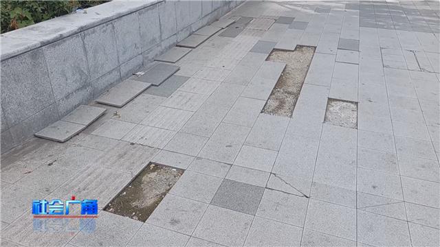 【社会广角】道路新修一年多！人行道板为何损坏严重？