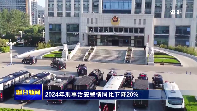 2024年烟台市刑事治安警情同比下降20%
